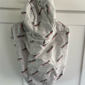 Kirkland Signature Gray Dog Hoodie